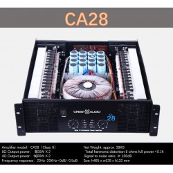 CA28 Professional Power Amplifier Pure Power Amplifier 2channels  (3U) KTV/Stage/Home Entertainment KTV 8ohm 400W*2/800W*2