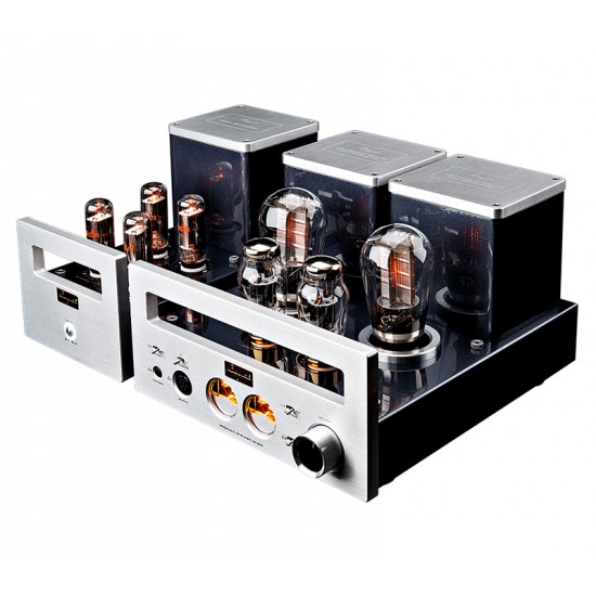 Cayin HA-300 Headphone Amplifier and Integrated Output 300B Tube High-mid-low 3 Mode Impedance Mono Power Supply Connection