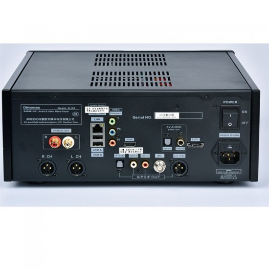 CEN GRAND 9i-ES/ESA 7.1 8 Channels HIFI media player Desktop Digital Player DSD Player 88DE3010 Blu-ray Chip with headphone amp