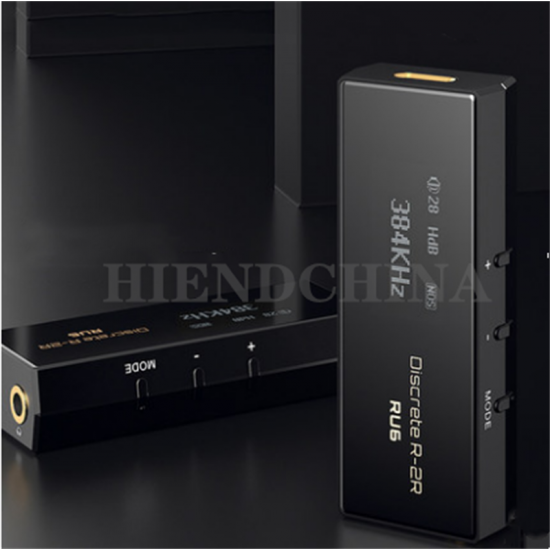 Cayin RU6 Portable USB DAC Headphone Earphone Amp Power Amplifier R-2R 24 Bit 384KHz DSD256 3.5 4.4mm Output NOS/OS DA Mode