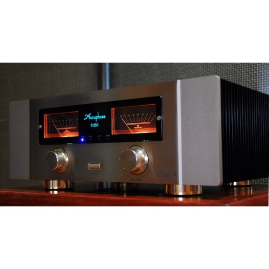 Copy Accuphase E-550  Pure Class A operation(30w-8Ω)  Guaranteed linear power MOS-FET 3 parallel push-pull configuration