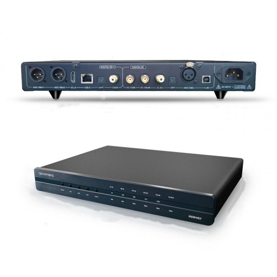 DN-17 Denafrips HERMES DDC Coaxial AES/EBU USB External Clock Input I2S IIS HDMI RJ45 768KHz DSD512(USB I2S Only) output