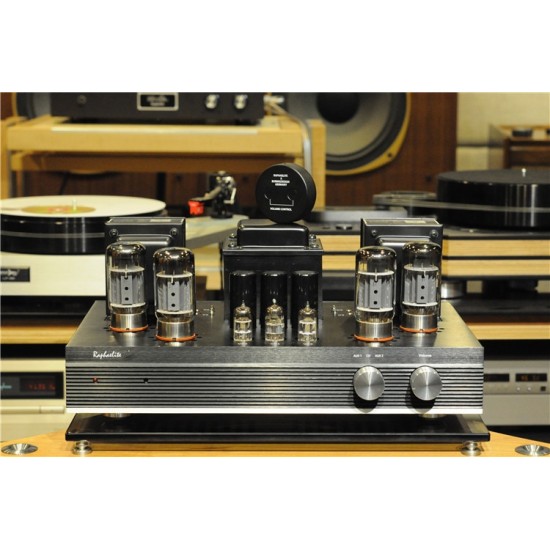 EP65 audiophile 6550x4 vacuum tube amplifier HiFi audio push-pull integrated amp with remote and protective cover