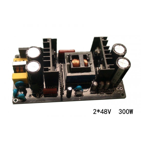 G-024 Dual 48V 300W High Power Digital Soft Switching Power Supply  Regulated Output Use LLC Resonant Half Bridge Topology