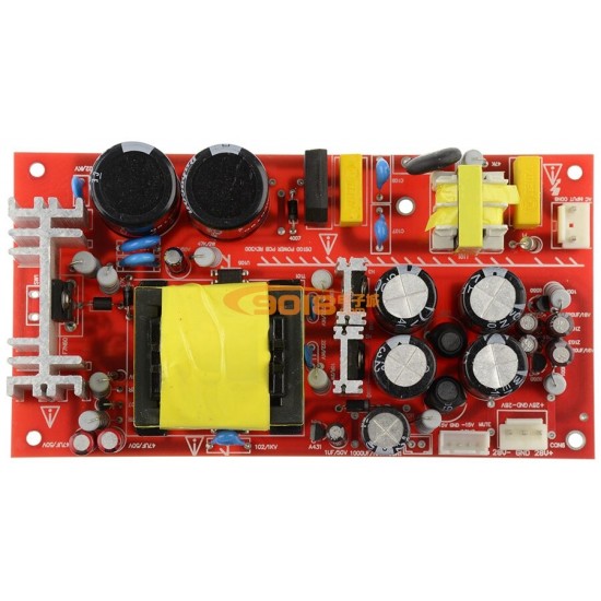 G-037  DC25V/4A*2+DC15V/50mA*2 200W Digital Amplifier Switching Power Supply Board 3 Pin Plug AC220V input