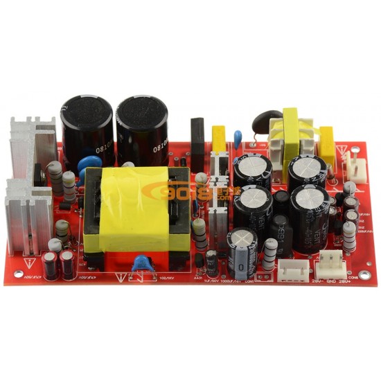 G-037  DC25V/4A*2+DC15V/50mA*2 200W Digital Amplifier Switching Power Supply Board 3 Pin Plug AC220V input
