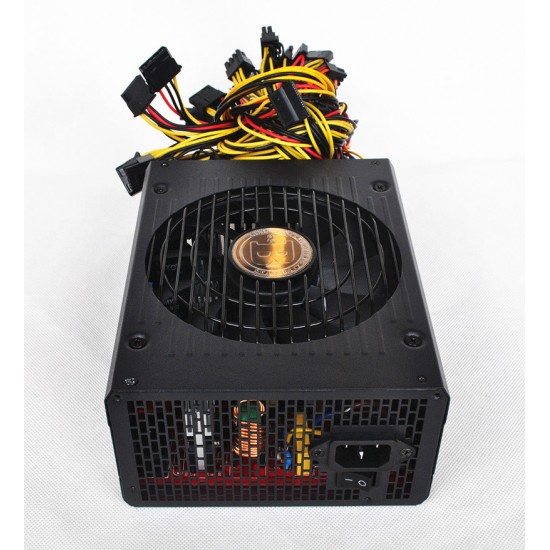 G-046 New 1800W 12V Mining Case Power Supply with Low Noise Cooling Fan High Efficiency