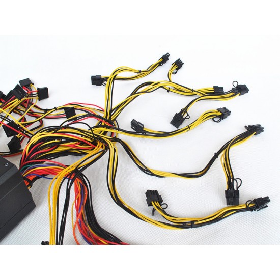 G-046 New 1800W 12V Mining Case Power Supply with Low Noise Cooling Fan High Efficiency