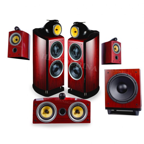 H-001 Featured 801 Hi-fi HiFi Fever 5.1 / 7.1 Home Theater Set Wooden Floor Speaker