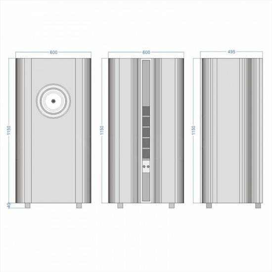 LII AUDIO West Son Trumpet Crystal-10 Full Range Speaker 10 Inch Full Range Speaker Arc Case （1 pair）
