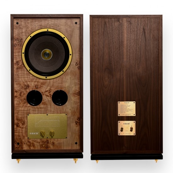 H-122 S-BACH 12-inch/15-inch coaxial speaker 2 way 2-unit HiFi monitor floor-standing speaker with 8Ω/400W