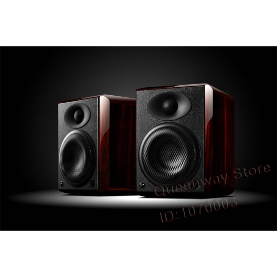 H5 2.0 Multimedia bookshelf computer satellite speaker 2 way 4th vented 5.25Bass-midrange drive 28mm dome tweeter