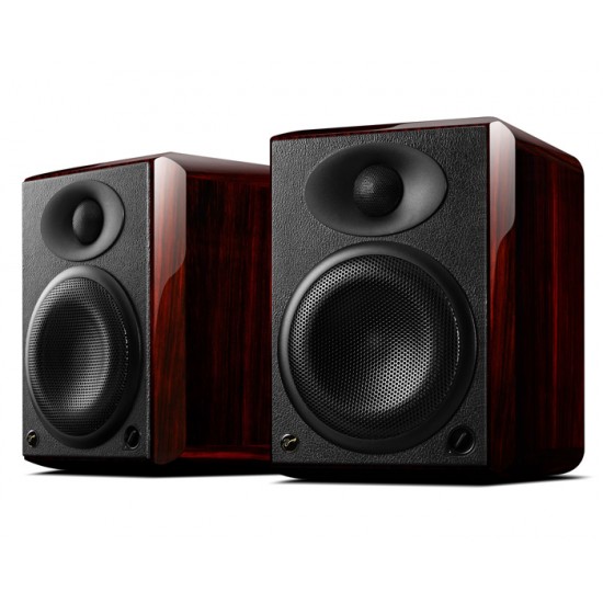 H5 2.0 Multimedia bookshelf computer satellite speaker 2 way 4th vented 5.25Bass-midrange drive 28mm dome tweeter