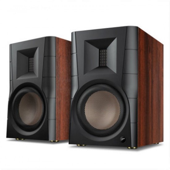 HV04 HiVi Swans D300 hifi Stereo Active Bluetooth 5.0 Bookshelf Speakers Desktop Audio 6.5-inch woofer/ isomagnetic band tweeter