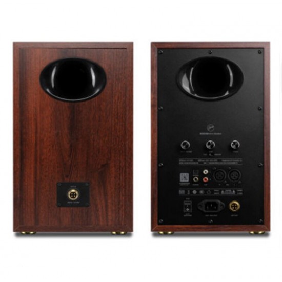 HV04 HiVi Swans D300 hifi Stereo Active Bluetooth 5.0 Bookshelf Speakers Desktop Audio 6.5-inch woofer/ isomagnetic band tweeter