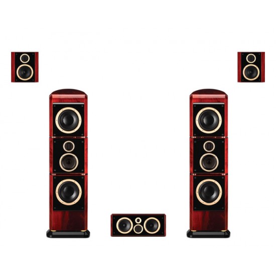 HiVi Swans flagship series F2.2A Home Theater  Center F2.2C+ Rear F2.2R+ Front F2.2A  8 woofer  6.5midbass  isodynamic ribbon