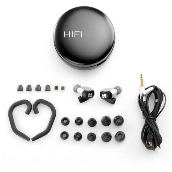 Hifiman RE2000 Silver Topology Diaphragm Dynamic Driver In-ear Monitors Earphone Earbuds Noise Isolating Easy Cable