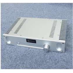 I-027  HIFI AUDIO Power Amplifier Hood 1969 Class A 10W+10W Stereo 2N3055 Amplifier in case 220V