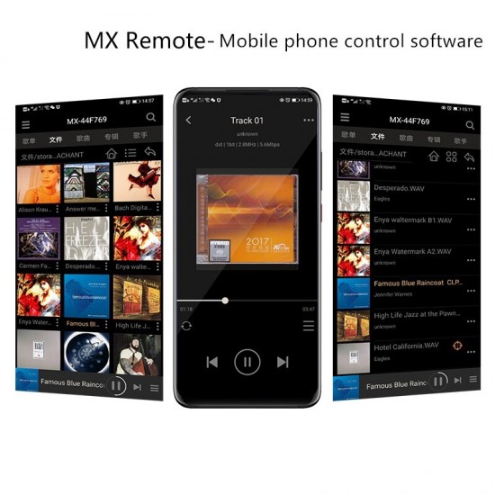 JF Digital MX-3A Android 10.0 HiFi Network Streaming Player DSD 512 MQA DAC Dual CS43198 & ESS9038Pro AK4499 APP Remote Control