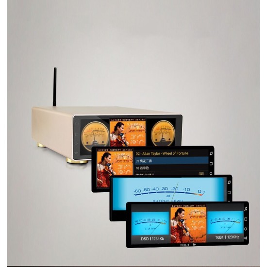 JF MX-PRO Audio Digital Turntable Android Desktop Player Network WiFi Bluetooth 5.0 USB Digital Output 32Bit/768KHz DSD512