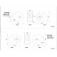 LS-20 Lii Song 3 Inch Metal Full Range | Warm Sound and Deep woofer | Raindrop-3 Passive Desk Speaker 1Pair