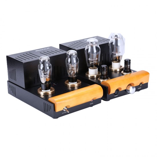 Little Dot LD-Y2 6SH7 JJ 300B Tube Full Balanced Tube Power Amplifier HIFi Headphone AMP Earphone Amplifier Split Power Supply