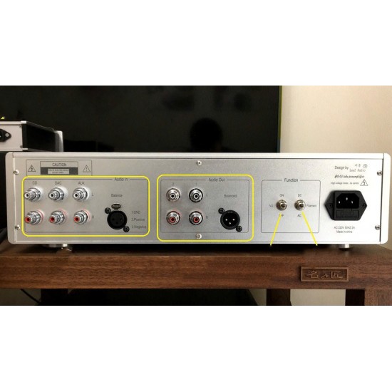 M-021 PA03 Vacuum tube Preamp Preamplifier Pre-apmplifier Class A Study copy ARC LS22 Pre-amplifier Trasformer Z11 EI86 110/220V