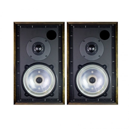 M-091 hifi Bookshelf Speaker passive HIFI class 8-inch home monitor LS59 two-way frequency power range 35W-150W