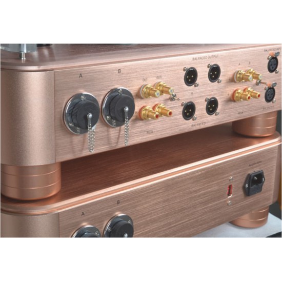 MEIXING MINGDA MC998-PRE Balance Vacuum Tube Pre Amplifier Split Power Supply Preamp 300B *4 274B *2 6SN7 XLR Input XLR Output