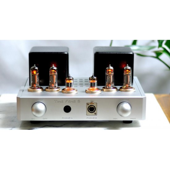 MZ-5 Full balance Vacuum tube Pre Amplifier preamp With Headphone Earphone Amp Double 100W Transformer 5814(12AU7)x2, 6c19x4