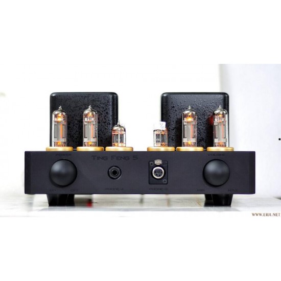 MZ-5 Full balance Vacuum tube Pre Amplifier preamp With Headphone Earphone Amp Double 100W Transformer 5814(12AU7)x2, 6c19x4