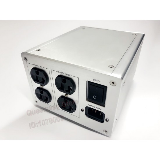 [PLITRON]500W 220V to 220V 100V Power Source Insulation Transformer Purifier CD preamp Decoding Power Amplifier