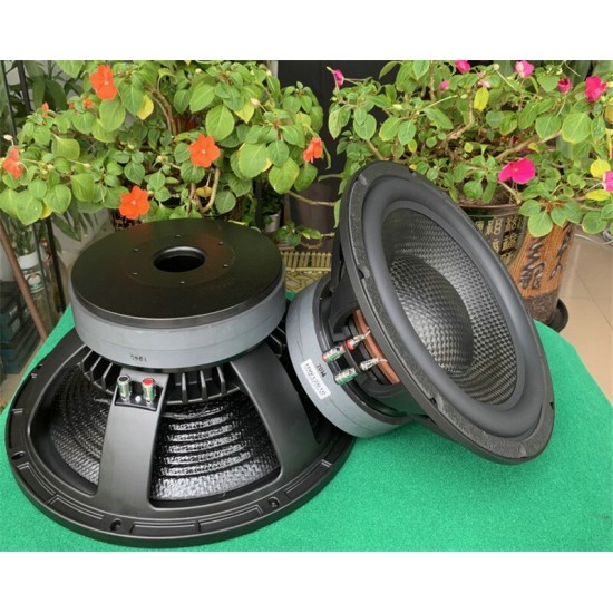 PW-003 15 inch Subwoofer OD=394mm Double 220mm Magnetic 800-1200W 4 ohms 75mm Invoice Coil 93.5dB 15kg/PCS