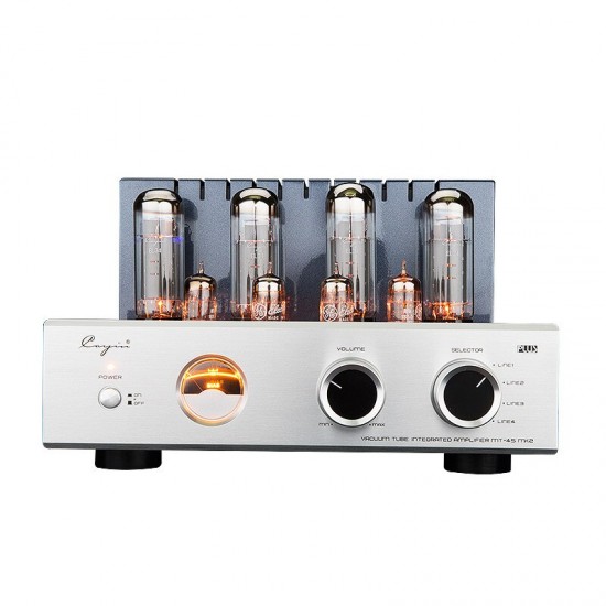 Cayin MT-45MK2 Plus Vacuum Tube Push-pull AB1 Integrated Amplifier TR/UL EL34/KT88 Switch 35W*2 EL34 & KT88 40W*2 GE(5BK7)