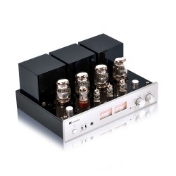 Q-019 MUZISHARE X7 Integrated Vacuum Tube Amplifier KT88x4 AB1 Push-pull Amplifier 25~45W TR~UL Switch 110V/220V MM phono