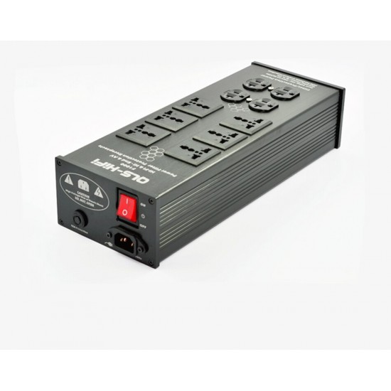 QLS-HiFi F1000 F-1000 Power socket Filters HiFi Super Audio Power Purifier Filter AC t Power supply