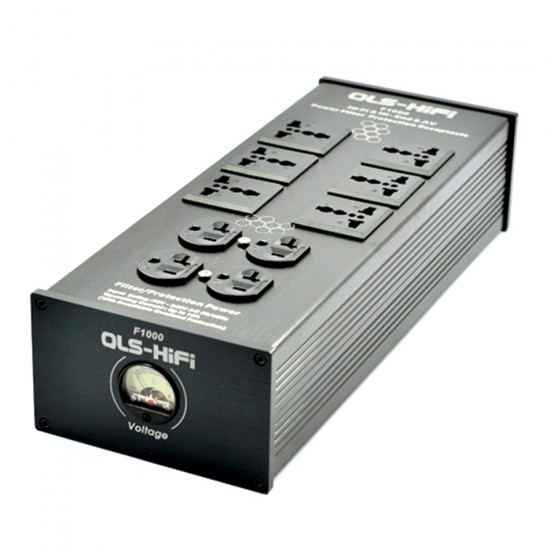 QLS-HiFi F1000 F-1000 Power socket Filters HiFi Super Audio Power Purifier Filter AC t Power supply