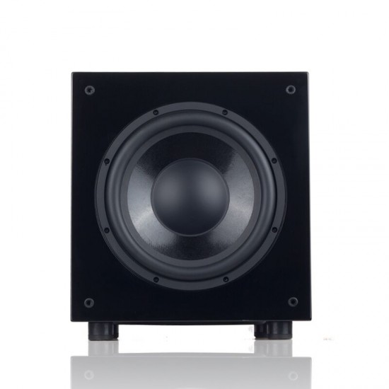 Queenway QS-10 10" Inch Powered  Active Subwoofer Sub Piano Lacquer Paint Active+passive Speaker Driver AC100-240V 300W