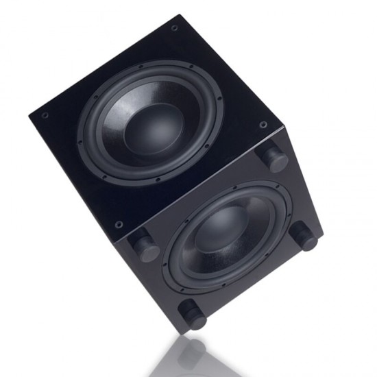 Queenway QS-10 10" Inch Powered  Active Subwoofer Sub Piano Lacquer Paint Active+passive Speaker Driver AC100-240V 300W