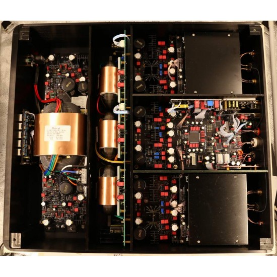 R2R R-7HE Fully Balance Discrete R2R Resistor Ladders Decoder DSD512 DXD DAC PCM384K Amanero USB FPGA Femtosecond TCXOs