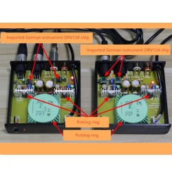 RCA to XLR/XLR to RCA audio signal converter, dedicated IC conversion