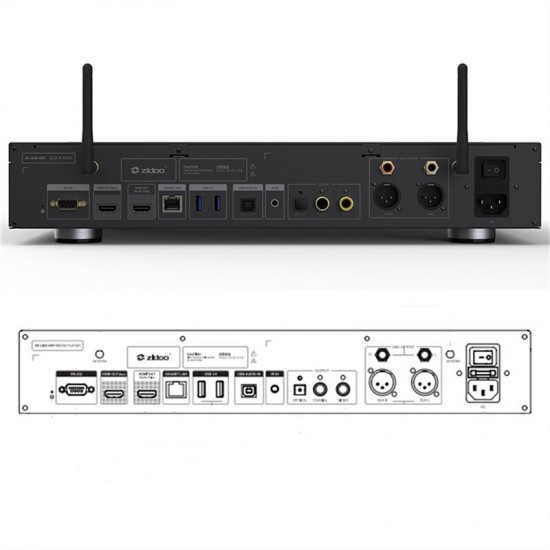 S-029 UHD3000 4K Blu-ray HD Hard Disk Player HDR Dolby Vision HIFI Digital Broadcasting Machine