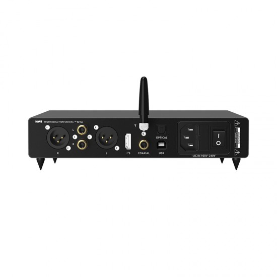 SMSL VMV D1SE High-end Audio MQA DAC ES9038PRO DSD512 768kHz 32bit XMOS Bluetooth5.0 USB Optical Coaxial RCA With Remote Control