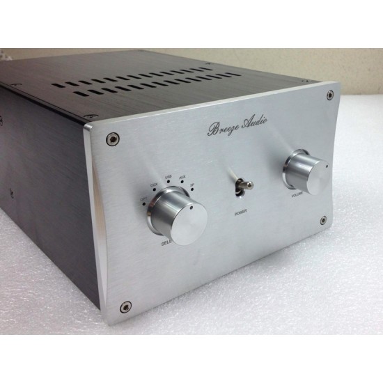 STK-4234 Full aluminum Audio box desktop power amplifier case Internal 288x198x120mm