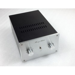 STK-4234 Full aluminum Audio box desktop power amplifier case Internal 288x198x120mm