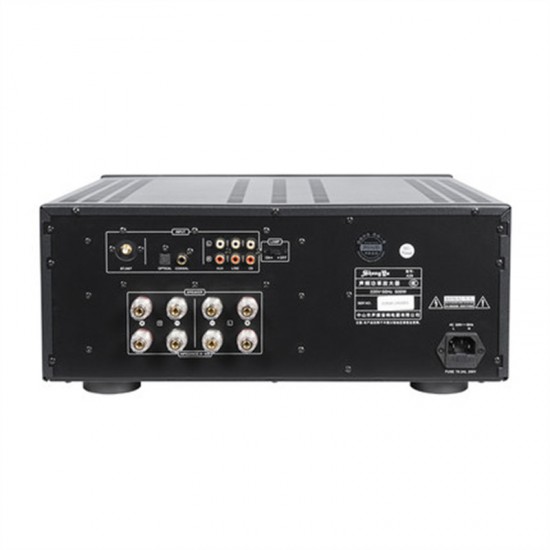 SY-10 Shengya A28 Tube Transistor Vacuum Tube Front Gallbladder Back Stone High Fidelity Combined Power Amplifier with Decoding