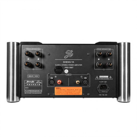 SY-18 ShengYa PSD-350T Dual Channel Fully Balanced Gallstone Hybrid DC Power Amplifier 350W 8ohm