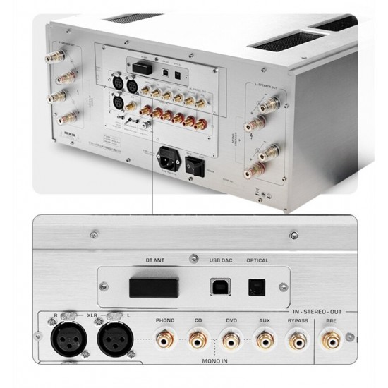 Shanling A3.2 (21) Version Bluetooth Optical USB Decoding Home High Power Stereo 400W Amplifier with Remote Control