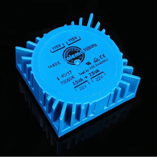 T-015 Double 7V 9V 12V 15V 18V 22V 15W 15VA  TALEMA Square PCB Welding Plate  Sealing  Toroidal Transformer