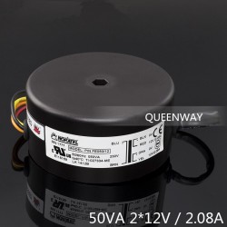 T-019 Double 12V 50W 50VA 2.08A NEW NORATEL Sealing Toroidal Transformer   Primary Rated Voltage  0-230V   50/60Hz